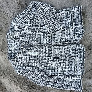 NWT $128, sz xs, Max Studio tweed jacket, perfect condition